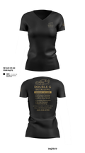 Double G detail 86618946 Women's Short Sleeve V-neck Shirt - 100