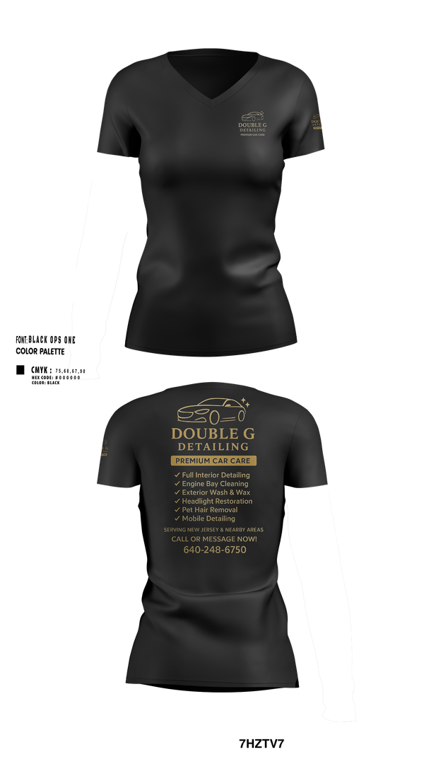 Womens Short Sleeve Vneck Shirt, Double G detail, , Teamtime, Team time, sublimation, custom sports apparel, team uniforms, spirit wear, spiritwear, sports uniforms, custom shirts, team store, custom team store, fundraiser sports, apparel fundraiser