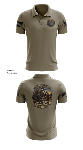 Short Sleeve Performance Polo, 396th MCGA, Army, Teamtime, Team time, sublimation, custom sports apparel, team uniforms, spirit wear, spiritwear, sports uniforms, custom shirts, team store, custom team store, fundraiser sports, apparel fundraiser