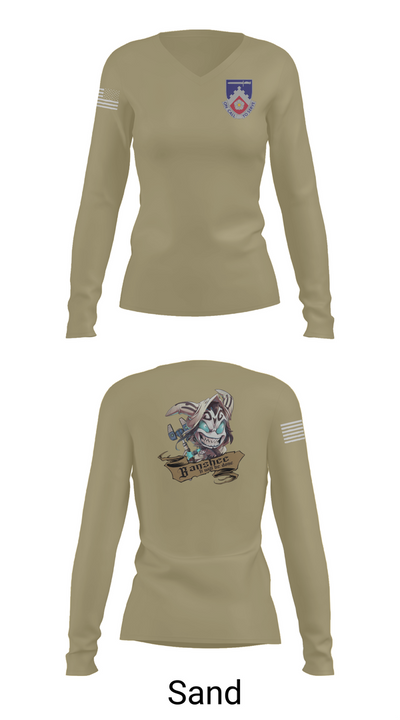 Banshee company 76615047 Women's Long Sleeve V-neck Shirt - 97