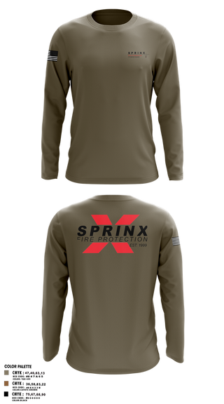Long Sleeve Performance Shirt, SPRINX FIRE PROTECTION, , Teamtime, Team time, sublimation, custom sports apparel, team uniforms, spirit wear, spiritwear, sports uniforms, custom shirts, team store, custom team store, fundraiser sports, apparel fundraiser