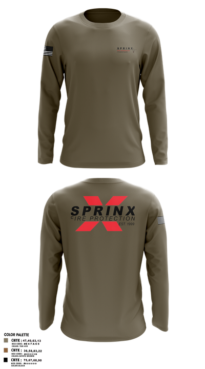 SPRINX FIRE PROTECTION 22334846 Long Sleeve Performance Shirt 105