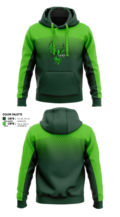 Spruce youth wrestling Hoodie - 1