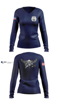 Lima Police Swat Women's Long Sleeve V-neck Shirt - 3