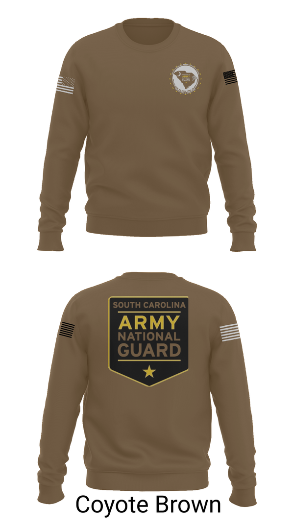 Crew Neck Sweatshirt, Scarng, National Guard, Teamtime, Team time, sublimation, custom sports apparel, team uniforms, spirit wear, spiritwear, sports uniforms, custom shirts, team store, custom team store, fundraiser sports, apparel fundraiser