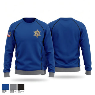 Crew Neck Sweatshirt, Tuckerman PD, Police, Teamtime, Team time, sublimation, custom sports apparel, team uniforms, spirit wear, spiritwear, sports uniforms, custom shirts, team store, custom team store, fundraiser sports, apparel fundraiser
