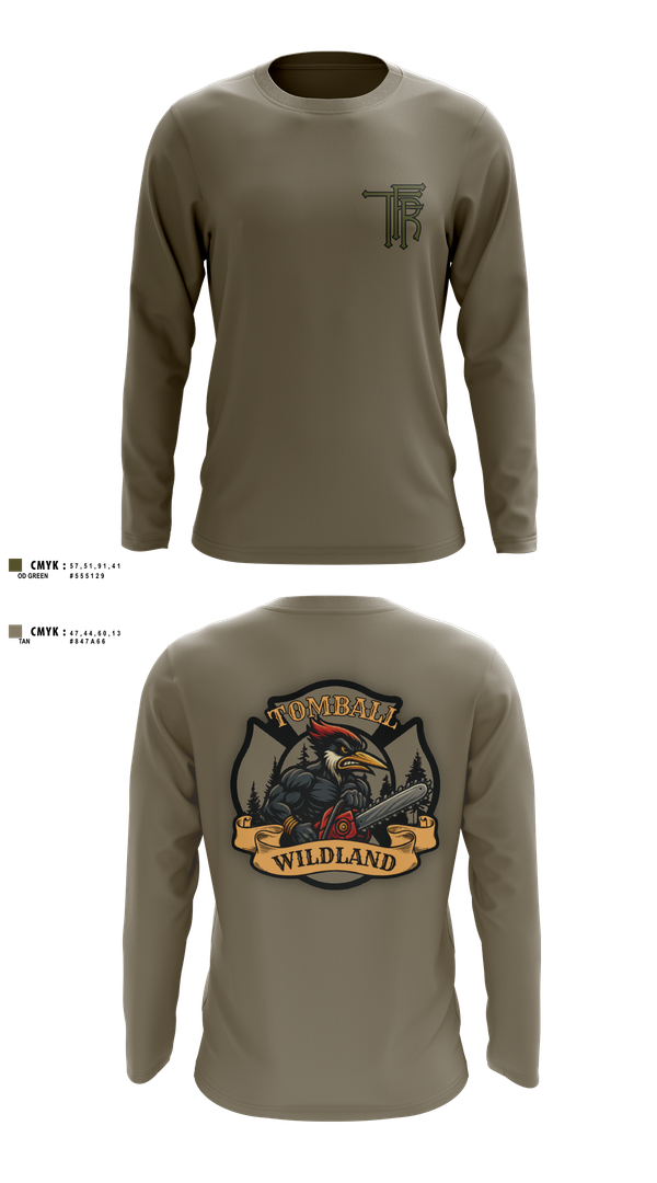 Long Sleeve Performance Shirt, Tomball Wildland, , Teamtime, Team time, sublimation, custom sports apparel, team uniforms, spirit wear, spiritwear, sports uniforms, custom shirts, team store, custom team store, fundraiser sports, apparel fundraiser