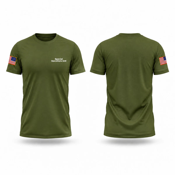 Special Operations Unit Old School Cotton Feel Shirt - 1