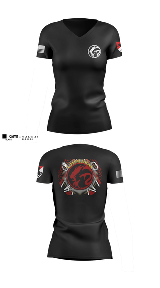 Womens Short Sleeve Vneck Shirt, Support, HHT, 1/11 ACR, Army, Teamtime, Team time, sublimation, custom sports apparel, team uniforms, spirit wear, spiritwear, sports uniforms, custom shirts, team store, custom team store, fundraiser sports, apparel fundraiser
