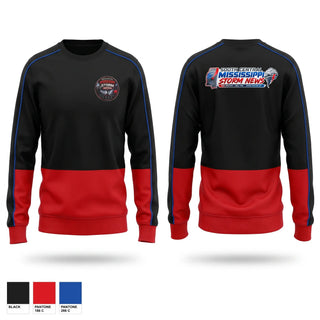Crew Neck Sweatshirt, South central Mississippi storm chasers, , Teamtime, Team time, sublimation, custom sports apparel, team uniforms, spirit wear, spiritwear, sports uniforms, custom shirts, team store, custom team store, fundraiser sports, apparel fundraiser