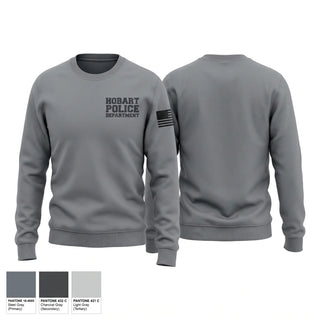 Crew Neck Sweatshirt, Hobart Police Department, Police, Teamtime, Team time, sublimation, custom sports apparel, team uniforms, spirit wear, spiritwear, sports uniforms, custom shirts, team store, custom team store, fundraiser sports, apparel fundraiser