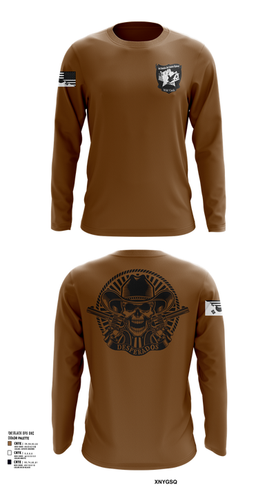 Desperados 24416506 Long Sleeve Performance Shirt 105