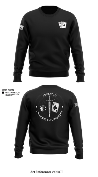 Crew Neck Sweatshirt, ACE, Police, Teamtime, Team time, sublimation, custom sports apparel, team uniforms, spirit wear, spiritwear, sports uniforms, custom shirts, team store, custom team store, fundraiser sports, apparel fundraiser