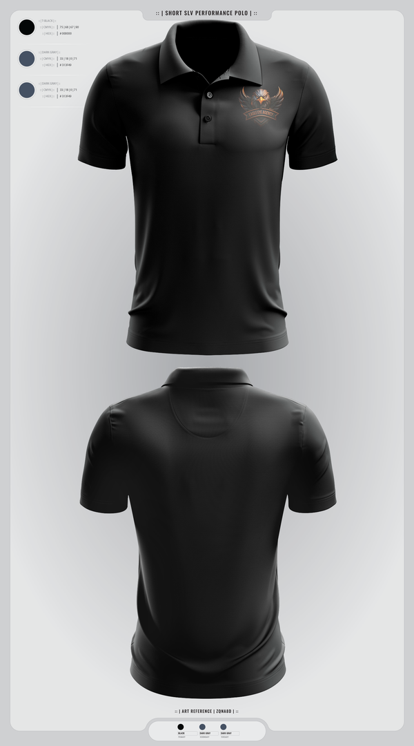 Short Sleeve Performance Polo, EAGLE EYE AGENCY, , Teamtime, Team time, sublimation, custom sports apparel, team uniforms, spirit wear, spiritwear, sports uniforms, custom shirts, team store, custom team store, fundraiser sports, apparel fundraiser