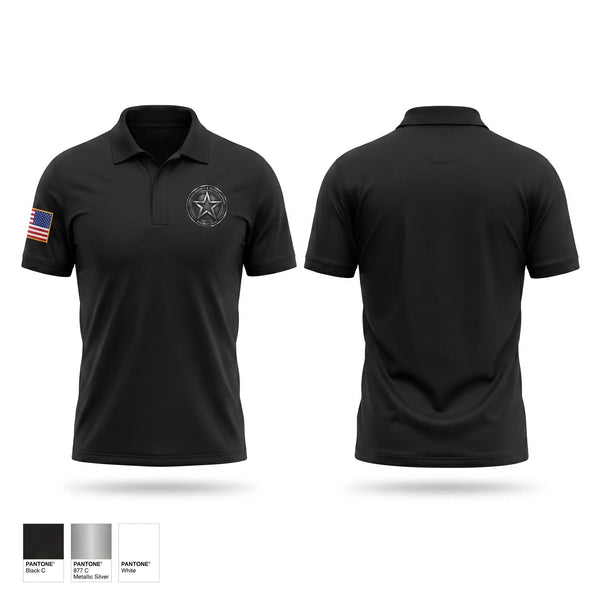Short Sleeve Performance Polo, Lonestar Security and Investigations, LLC, Police, Teamtime, Team time, sublimation, custom sports apparel, team uniforms, spirit wear, spiritwear, sports uniforms, custom shirts, team store, custom team store, fundraiser sports, apparel fundraiser