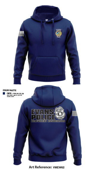 Hoodie, Town of Evans Police, Police, Teamtime, Team time, sublimation, custom sports apparel, team uniforms, spirit wear, spiritwear, sports uniforms, custom shirts, team store, custom team store, fundraiser sports, apparel fundraiser