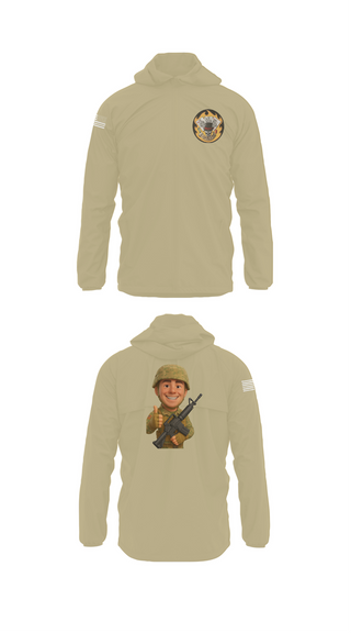 Windbreaker, 2-69 GCo, Army, Teamtime, Team time, sublimation, custom sports apparel, team uniforms, spirit wear, spiritwear, sports uniforms, custom shirts, team store, custom team store, fundraiser sports, apparel fundraiser