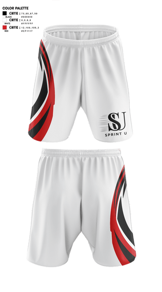 Athletic Shorts With Pockets, Sprint U, Track & Field, Teamtime, Team time, sublimation, custom sports apparel, team uniforms, spirit wear, spiritwear, sports uniforms, custom shirts, team store, custom team store, fundraiser sports, apparel fundraiser