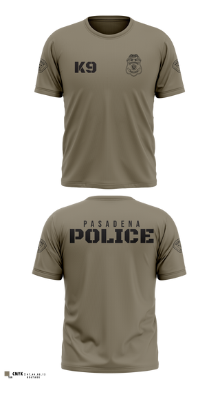 Old School Cotton Feel Shirt, Pasadena K9, Police, Teamtime, Team time, sublimation, custom sports apparel, team uniforms, spirit wear, spiritwear, sports uniforms, custom shirts, team store, custom team store, fundraiser sports, apparel fundraiser