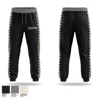 Sweatpants, Lightning, Men's Basketball, Teamtime, Team time, sublimation, custom sports apparel, team uniforms, spirit wear, spiritwear, sports uniforms, custom shirts, team store, custom team store, fundraiser sports, apparel fundraiser