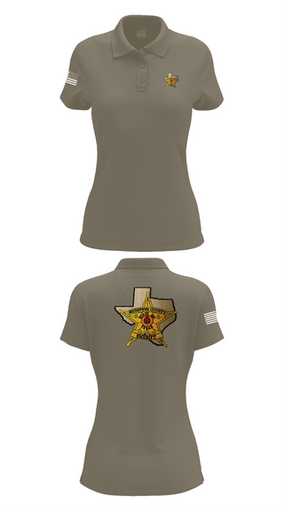 Womens Short Sleeve Performance Polo, Hudspeth county sheriff office, , Teamtime, Team time, sublimation, custom sports apparel, team uniforms, spirit wear, spiritwear, sports uniforms, custom shirts, team store, custom team store, fundraiser sports, apparel fundraiser