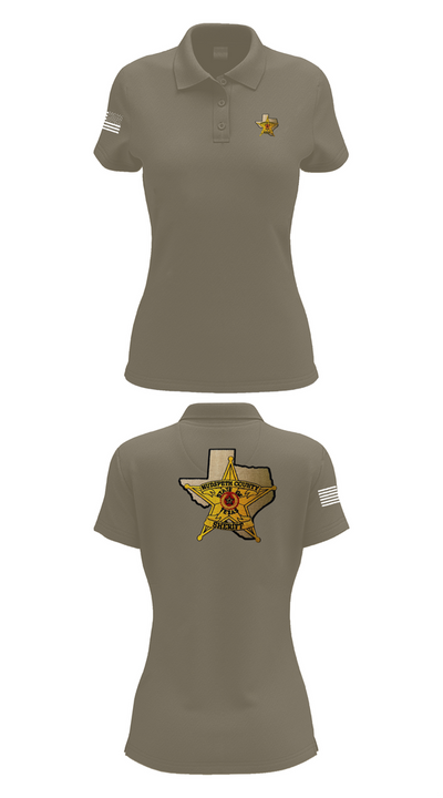Hudspeth county sheriff office 47128359 Women's Short Sleeve Performance Polo  - 71