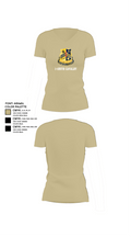 1-105th cavalry 36351622 Women's Short Sleeve V-neck Shirt - 84