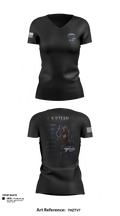 South Carolina Police K9 Association 6197242 Women's Short Sleeve V-neck Shirt - 3
