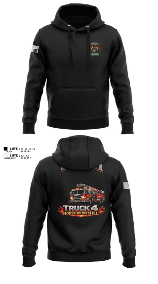 Hoodie, Bohemia fire department, Fire Department, Teamtime, Team time, sublimation, custom sports apparel, team uniforms, spirit wear, spiritwear, sports uniforms, custom shirts, team store, custom team store, fundraiser sports, apparel fundraiser