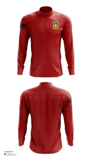 Quarter Zip Jacket, 108th Air Defense Artillery Brigade, Army, Teamtime, Team time, sublimation, custom sports apparel, team uniforms, spirit wear, spiritwear, sports uniforms, custom shirts, team store, custom team store, fundraiser sports, apparel fundraiser