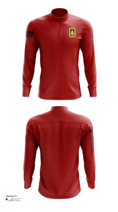 108th Air Defense Artillery Brigade 44392598 Quarter Zip Jacket - 41