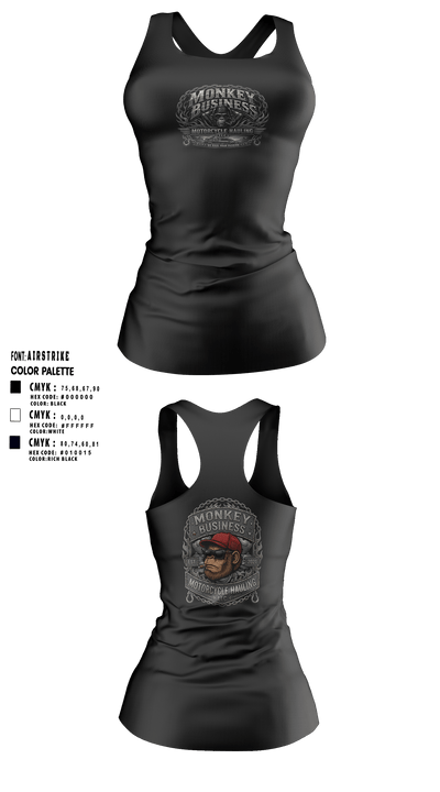 Monkey Business Motorcycle Hauling 21816516 Tank Top - 25