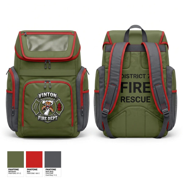 Gear Bag, District 7, Fire Department, Teamtime, Team time, sublimation, custom sports apparel, team uniforms, spirit wear, spiritwear, sports uniforms, custom shirts, team store, custom team store, fundraiser sports, apparel fundraiser