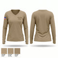 167th HHC Women's Long Sleeve V-neck Shirt - 1