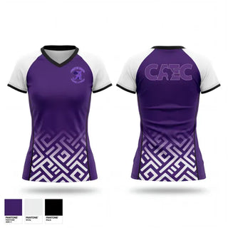 Womens Short Sleeve Vneck Shirt, CAEC Africentric Nubians, Track & Field, Teamtime, Team time, sublimation, custom sports apparel, team uniforms, spirit wear, spiritwear, sports uniforms, custom shirts, team store, custom team store, fundraiser sports, apparel fundraiser