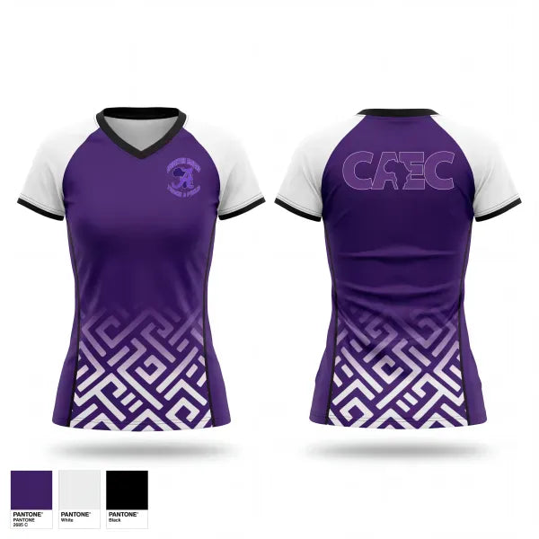 Womens Short Sleeve Vneck Shirt, CAEC Africentric Nubians, Track & Field, Teamtime, Team time, sublimation, custom sports apparel, team uniforms, spirit wear, spiritwear, sports uniforms, custom shirts, team store, custom team store, fundraiser sports, apparel fundraiser