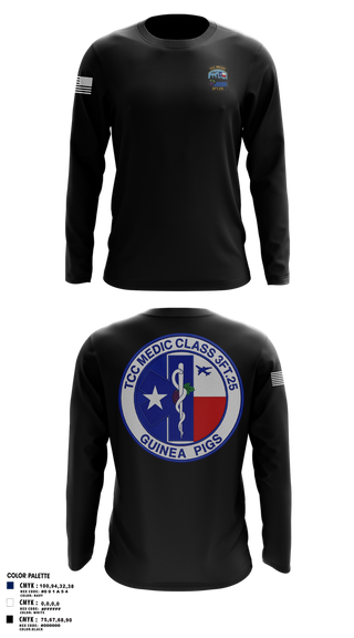 Long Sleeve Performance Shirt, TCC Paramedic Class 3FT.25, , Teamtime, Team time, sublimation, custom sports apparel, team uniforms, spirit wear, spiritwear, sports uniforms, custom shirts, team store, custom team store, fundraiser sports, apparel fundraiser