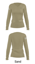 Carrillo electric 64182055 Women's Long Sleeve V-neck Shirt - 97