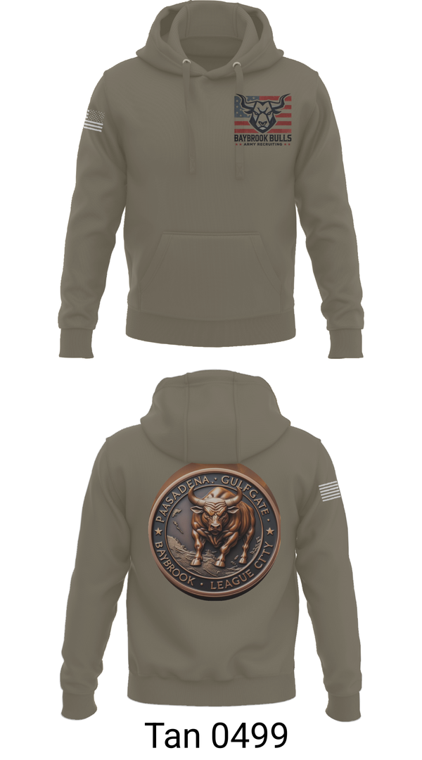 Hoodie, Baybrook Army Recruiting Company, , Teamtime, Team time, sublimation, custom sports apparel, team uniforms, spirit wear, spiritwear, sports uniforms, custom shirts, team store, custom team store, fundraiser sports, apparel fundraiser