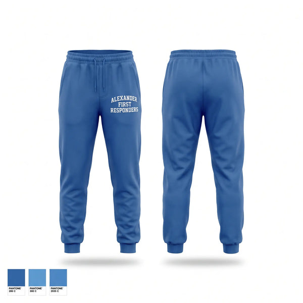 Sweatpants, ALEXANDER FIRE RESPONDERS, EMS/EMT, Teamtime, Team time, sublimation, custom sports apparel, team uniforms, spirit wear, spiritwear, sports uniforms, custom shirts, team store, custom team store, fundraiser sports, apparel fundraiser