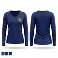 SWD A-Shift 90174413 Women's Long Sleeve V-neck Shirt - 1