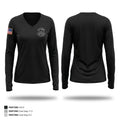 Major Crime Unit 44218070 Women's Long Sleeve V-neck Shirt - 1