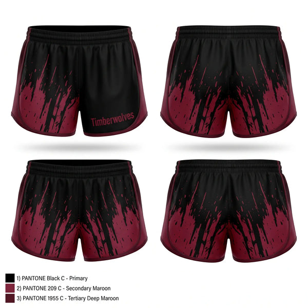 Womens Shorts, Timberwolves, Softball, Teamtime, Team time, sublimation, custom sports apparel, team uniforms, spirit wear, spiritwear, sports uniforms, custom shirts, team store, custom team store, fundraiser sports, apparel fundraiser