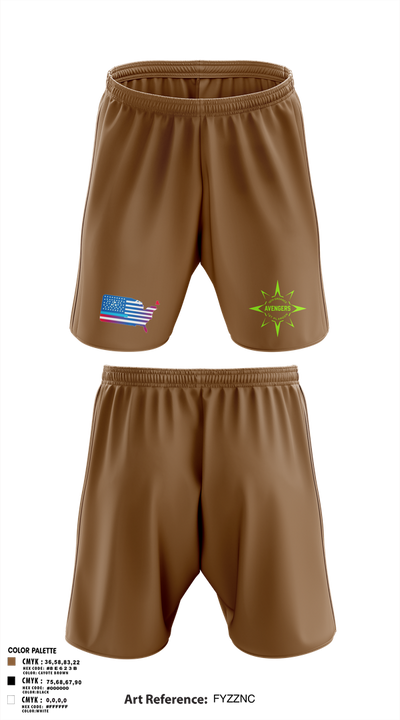 16th Ordnance battalion 27800574 Athletic Shorts With Pockets - 1