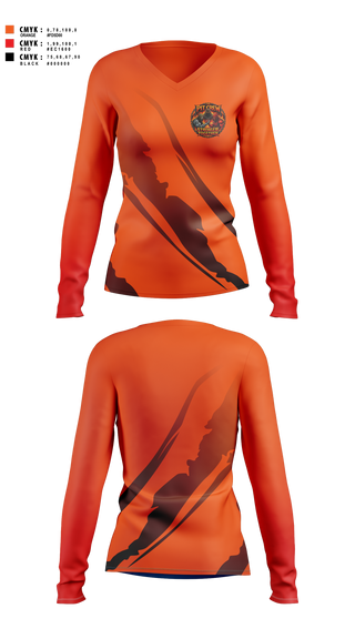 Womens Long Sleeve Vneck Shirt, The Pit Crew, Wrestling, Teamtime, Team time, sublimation, custom sports apparel, team uniforms, spirit wear, spiritwear, sports uniforms, custom shirts, team store, custom team store, fundraiser sports, apparel fundraiser