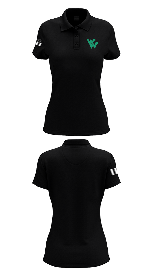 Womens Short Sleeve Performance Polo, Weeki Wachee Hornets, Women's Soccer, Teamtime, Team time, sublimation, custom sports apparel, team uniforms, spirit wear, spiritwear, sports uniforms, custom shirts, team store, custom team store, fundraiser sports, apparel fundraiser