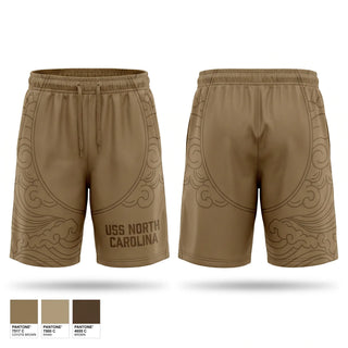 Athletic Shorts With Pockets, USS NORTH CAROLINA, Navy, Teamtime, Team time, sublimation, custom sports apparel, team uniforms, spirit wear, spiritwear, sports uniforms, custom shirts, team store, custom team store, fundraiser sports, apparel fundraiser