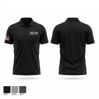 Short Sleeve Performance Polo, Lonoke County Sheriff Office, Police, Teamtime, Team time, sublimation, custom sports apparel, team uniforms, spirit wear, spiritwear, sports uniforms, custom shirts, team store, custom team store, fundraiser sports, apparel fundraiser