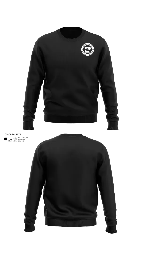 Crew Neck Sweatshirt, Arkansas School for the Deaf and Blind, , Teamtime, Team time, sublimation, custom sports apparel, team uniforms, spirit wear, spiritwear, sports uniforms, custom shirts, team store, custom team store, fundraiser sports, apparel fundraiser