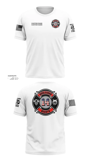 Old School Cotton Feel Shirt, Gallatin Fire Department Station 4, Fire Department, Teamtime, Team time, sublimation, custom sports apparel, team uniforms, spirit wear, spiritwear, sports uniforms, custom shirts, team store, custom team store, fundraiser sports, apparel fundraiser
